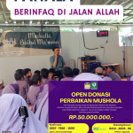 Open Donasi Renovasi Musholla